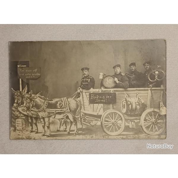 Cartye photo Hussard Prussien humoristique 14/18