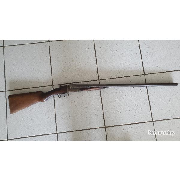 Vend Fusil de chasse cal 12 canons juxtaposs