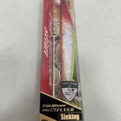 !! LEURRE TIDE MINNOW SLIM 175  FLYER col Chartback RED HEAD ob