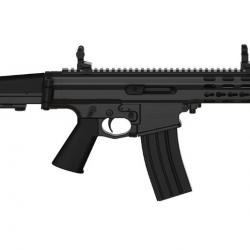 Robinson Armament XCR-L Micro, canon de 7,5'', Noir - .300AAC