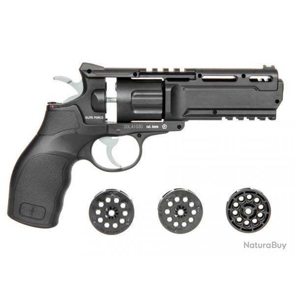 Rplique revolver H8R 6mm Elite Force BK Co2 1J