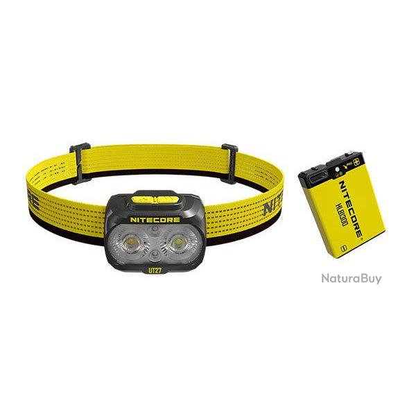 Lampe frontale Nitecore UT27 New - Jaune