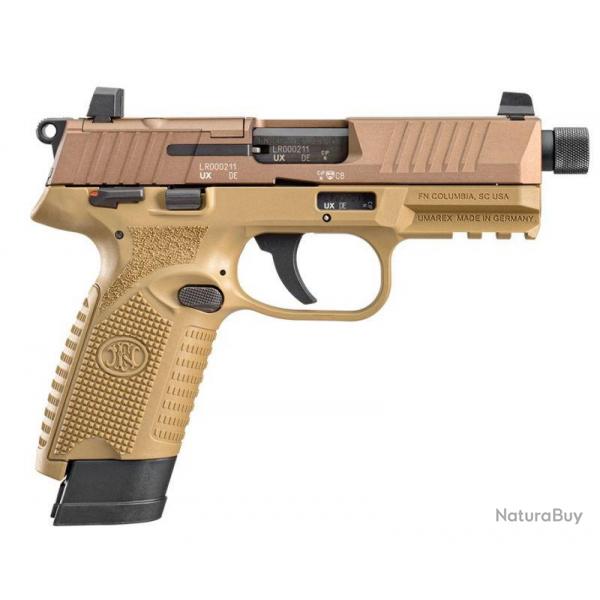 PISTOLET FN HERSTAL 502 TACTICAL 22LR FDE