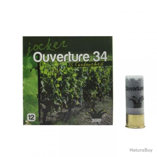 Bote de 25 Cartouches Jocker Ouverture 34 BG - Cal. 12/70/16 - 6 / Par 1