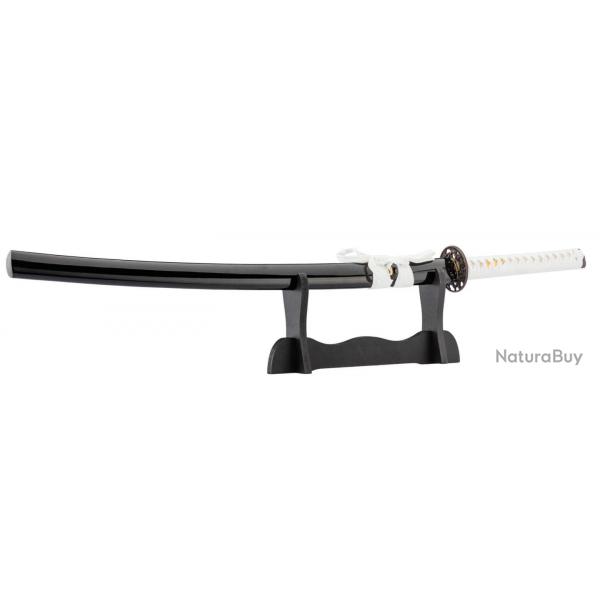 Katana noir tress blanc