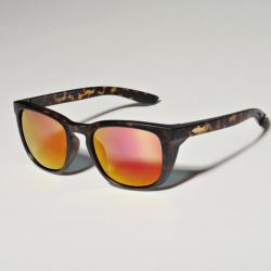 LUNETTES GOLD FISH TROUT PINK RED IRIDIUM FRAME BROWN TURTLE DARK