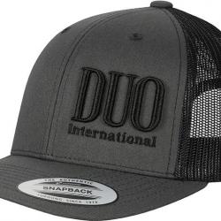 CASQUETTE DUO MESH SNAPBACK CAP CHARCOAL/BLACK