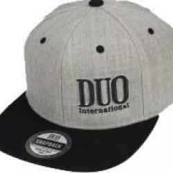 CASQUETTE DUO SNAPBACK HEATHER GREY/BLACK