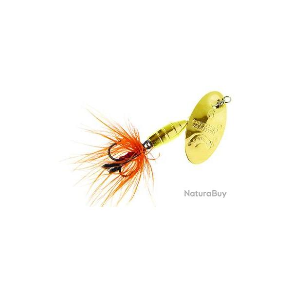 CUILLERE DELUXE DRESSED FLY PMF GO GOLD ORANGE 1 (10/pck)