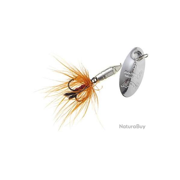 CUILLERE DELUXE DRESSED FLY PMF SO SILVER ORANGE 1 (10/pck)