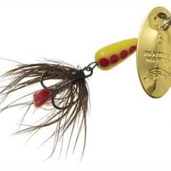 CUILLERE CLASSIC REGULAR FLY PMRF GBR GOLD/BROWN 4 (10/pck)