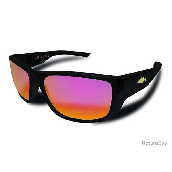 LUNETTES THE MASK EVO SEA BASS PINK RED IRIDIUM - FRAME MAT BLACK