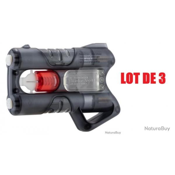 VENTE FLASH ! - LOT DE 3 - Piexon Guardian Angel 3 Noir - Crosse Pistolet - GA510N