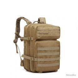 SAC À DOS TACTIQUE 45L AVEC POCHE POUR PLAQUE BALISTIQUE/GOURDE CAMELBAK - COYOTE LIVRAISON GRATUITE