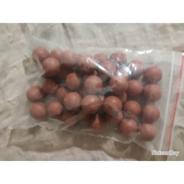 Lot de 40 balles caoutchouc self gomm 18mm