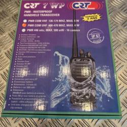 CRT 7WP PMR VHF COM Talky Walky professionel IP 67 longue portée