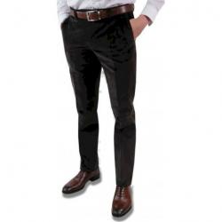 PANTALON LOVERGREEN en velours droit marron