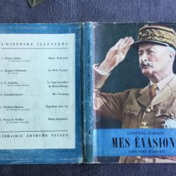 MES ÉVASIONS - GÉNÉRAL GIRAUD - 1951 - 1° ÉDITION - WW1 & WW2