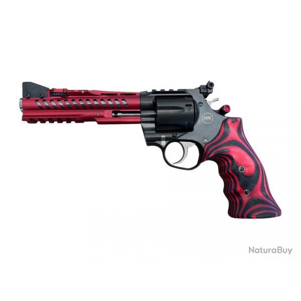 Revolver KORTH Super Sport GTA red cal.357 Mag canon de 6" Jim Wilson Grip black/red