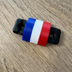 Clips Couvre-Rail Picatinny FRANCE Bleu Blanc Rouge/Drapeau Français haute qualité en une pièce AR15