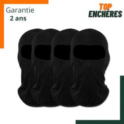 TOP ENCHERES SANS PRIX DE RESERVE : Lot de 4 cagoules - Anti UV - Noir