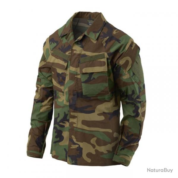 Chemise raid RIPSTOP extensible en polycoton HELIKON TEX USWoodland