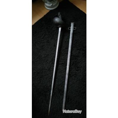 Bride Double Sabre Cuir Marron Taille Réelle - Embouts Et Rênes Inclus - Occasion