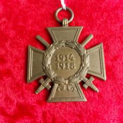 Croix d'honneur du combattant allemand WW1 H&Co L