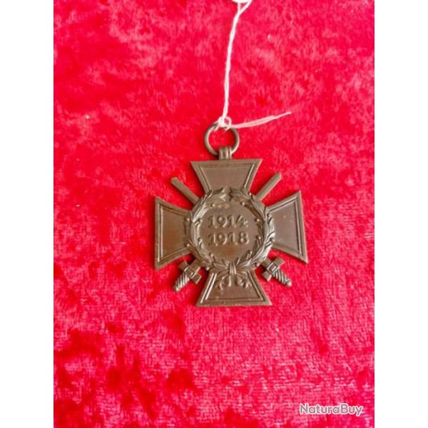 Croix d'honneur du combattant allemand WW1 RV 24 Pforzheim