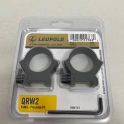 !! NEUF !! COLLIER LEUPOLD QRW2 30mm MEDIUM