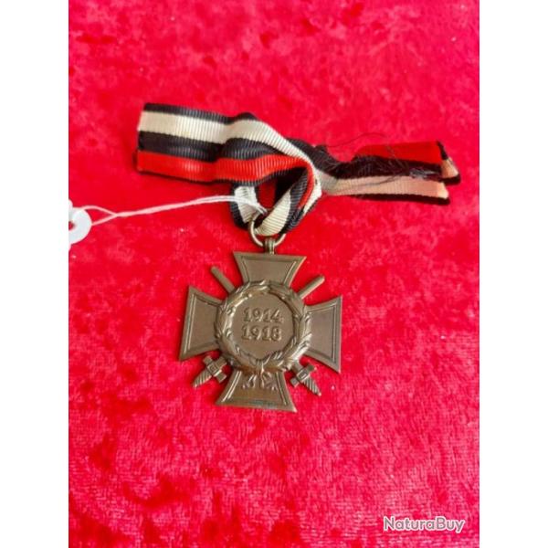 Croix d'honneur du combattant allemand WW1 G 11.