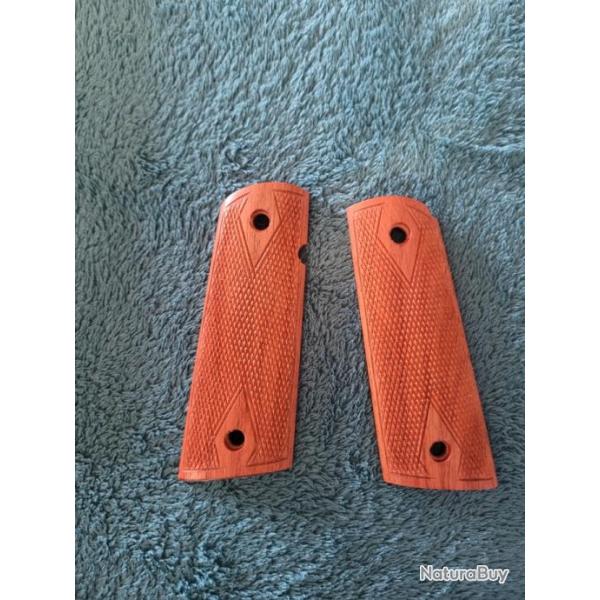 grips crosse bois pour 1911 full size