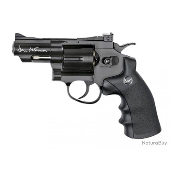 Rplique revolver DAN WESSON 2.5" CO2 1.4J mtal noir