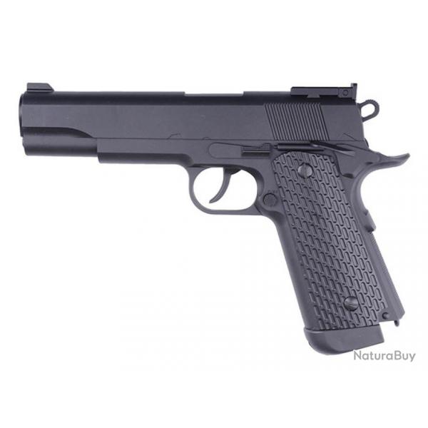 Rplique pistolet 1911 CO2 Fixe 1.5J WELL mtal