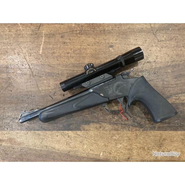 Thompson Center Contender 1 serie pistolet  un coup calibre 22 LR. + lunette originale