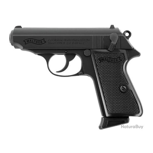 PISTOLET WALTHER PPK/S BLK BBS 6MM GAZ 1,0 J