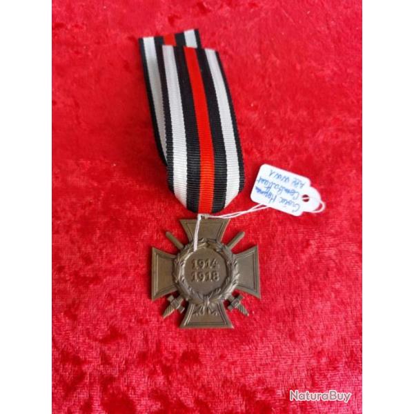 Croix d'honneur du combattant allemand WW1 G1.