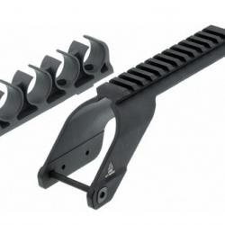 Rail Picatinny et porte cartouches pour Maverick 88 / Mossberg 500 - 590 - UTG