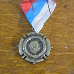 PO MEDAILLE SERBE PREMIERE GUERRE