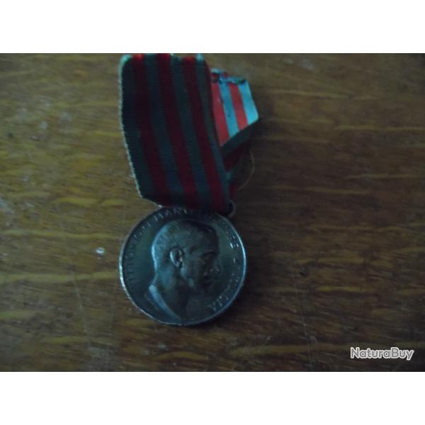 PO   MEDAILLE ITALIENNE GUERRA ITALO -TURCA 1911-12