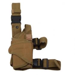 Holster Universel de Cuisse pour Pistolet Droitier Accessoire de Chasse Harnais Kaki