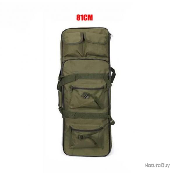 Sac  Dos pour Chasse avec tui Souple pour Fusil Housse Tactique Carabine Airsoft 81 cm Vert