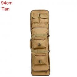 Sac à Dos pour Chasse avec Étui Souple pour Fusil Housse Tactique Carabine Airsoft 94 cm Tan