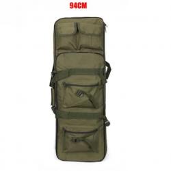 Sac à Dos pour Chasse avec Étui Souple pour Fusil Housse Tactique Carabine Airsoft 94 cm Vert