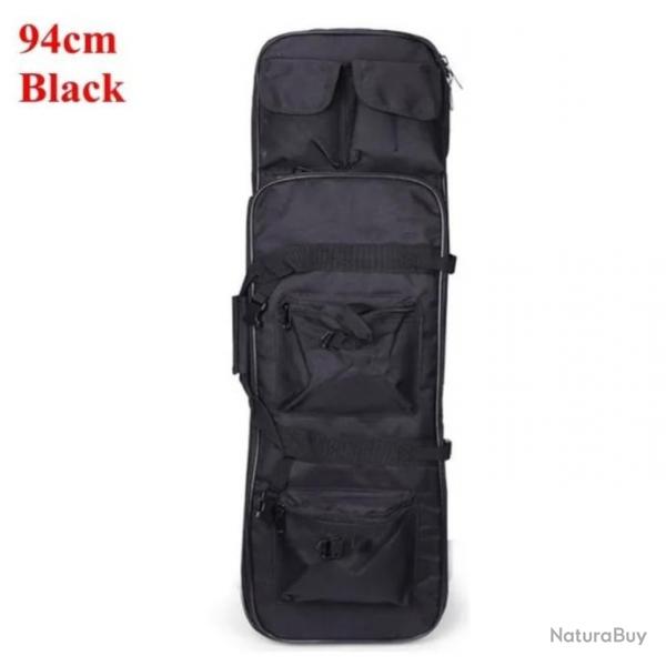 Sac  Dos pour Chasse avec tui Souple pour Fusil Housse Tactique Carabine Airsoft 94 cm Noir