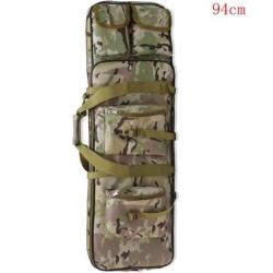 Sac à Dos pour Chasse avec Étui Souple pour Fusil Housse Tactique Carabine Airsoft 94 cm Camouflage