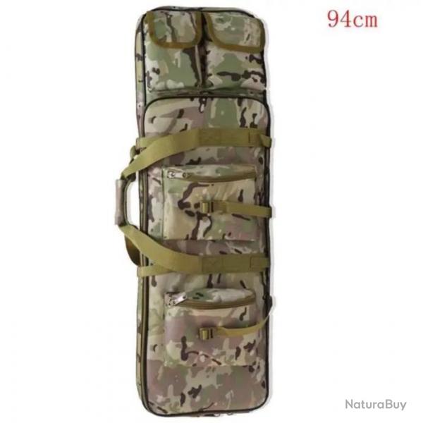 Sac  Dos pour Chasse avec tui Souple pour Fusil Housse Tactique Carabine Airsoft 94 cm Camouflage