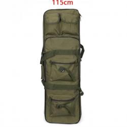 Sac à Dos pour Chasse avec Étui Souple pour Fusil Housse Tactique Carabine Airsoft 115 cm Vert