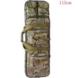 Sac à Dos pour Chasse avec Étui Souple pour Fusil Housse Tactique Carabine Airsoft 115 cm Camouflage