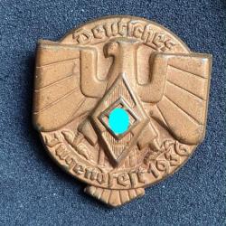 Badge Deustche Jugendfest HJ 1936Jeunesse Hitlérienne allemand ww2  médaille insigne